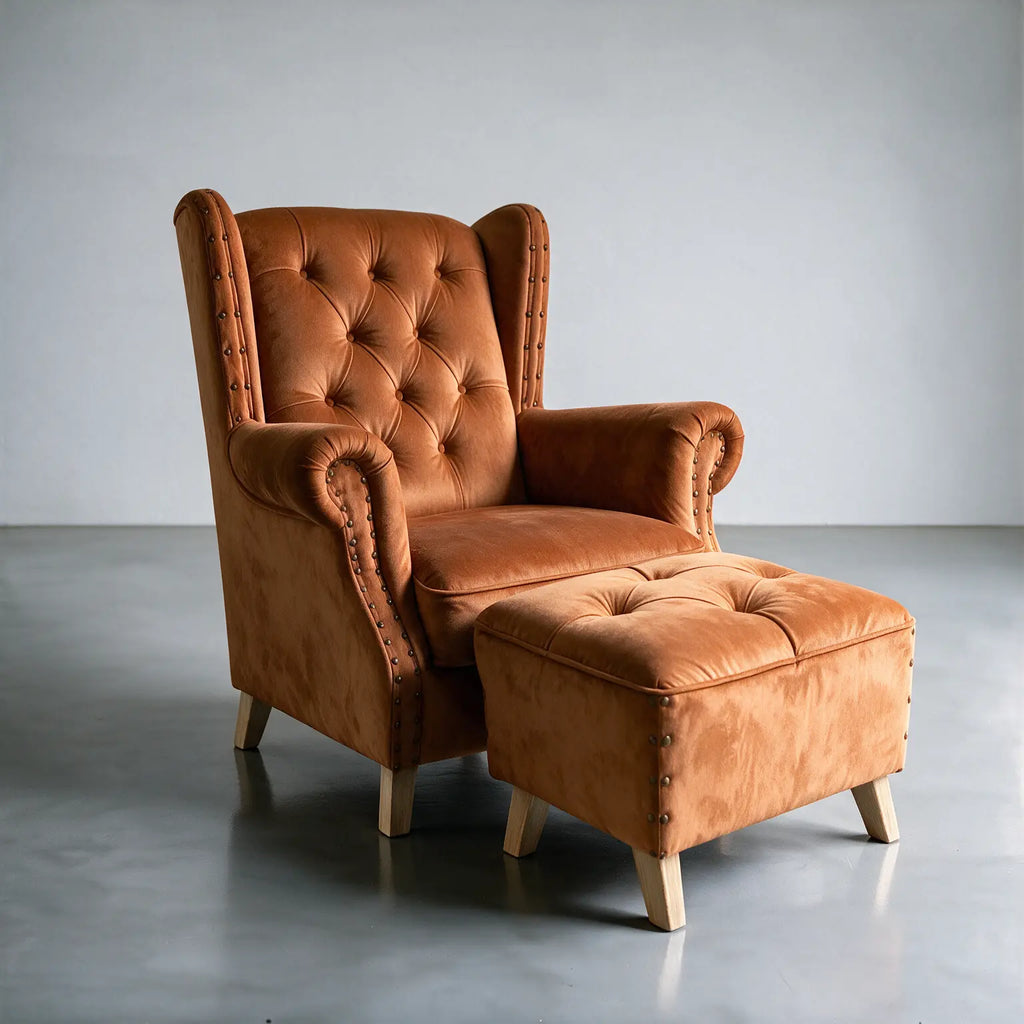 Butaca capitoneada modelo Bergere