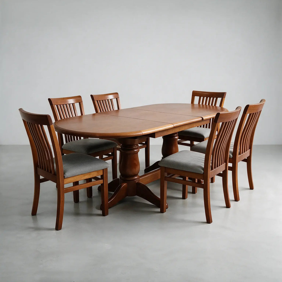 Comedor de 6 sillas con mesa extensible modelo Euca