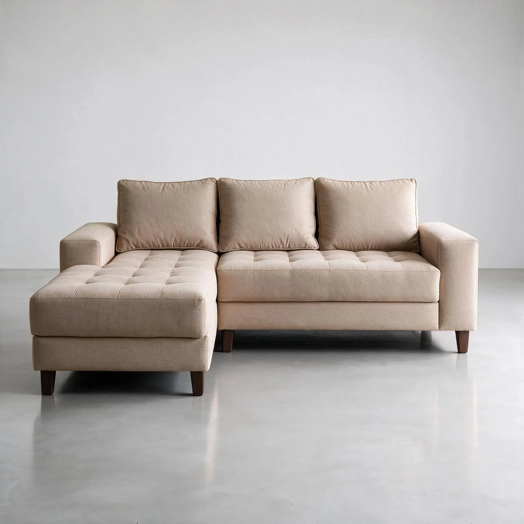 Sofá con chaise entero esquinero modelo Denver
