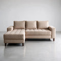 Sofá con chaise entero esquinero modelo Denver