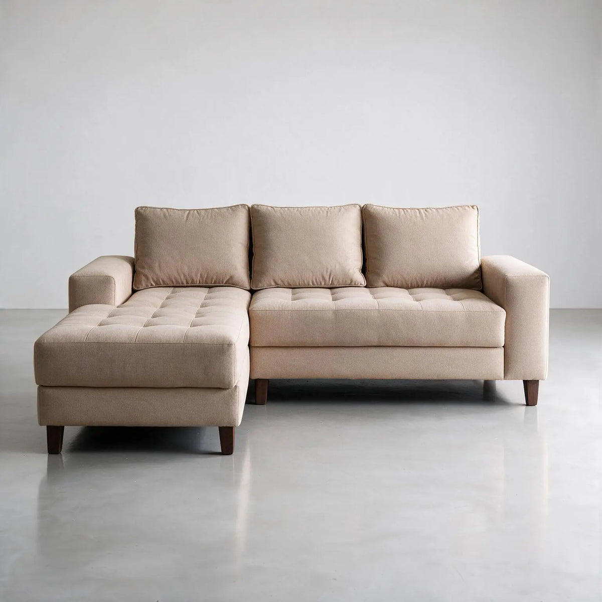 Sofá con chaise entero esquinero modelo Denver