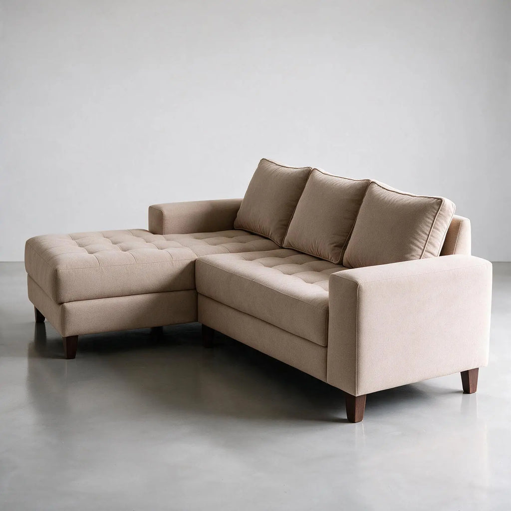 Sofá con chaise entero esquinero modelo Denver