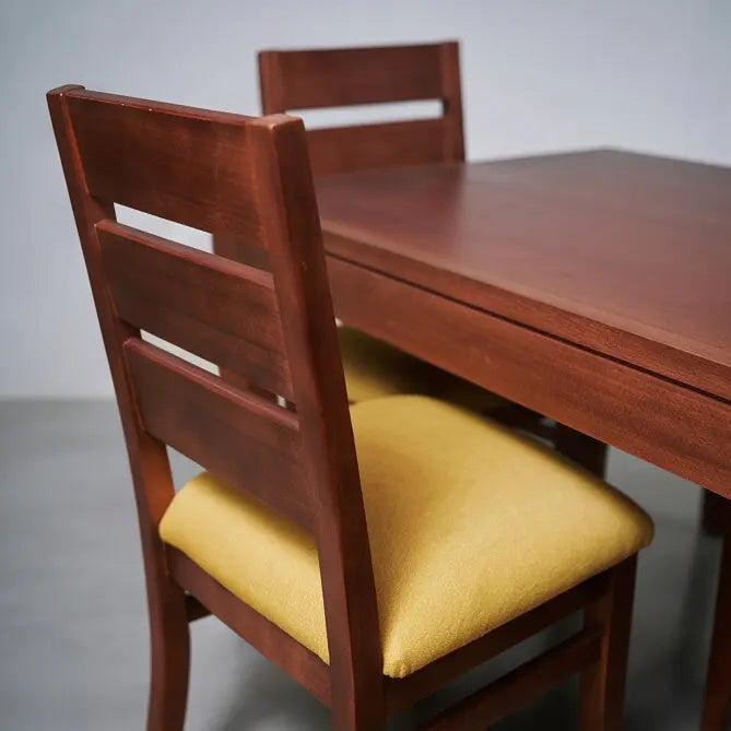 Comedor mesa recta con 6 sillas